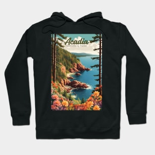 Acadia Beaches Forest And Mountain National Park Hoodie